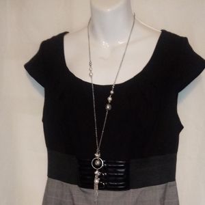 Adrianna Papell Plus Size Stretch Sheath Dress 14